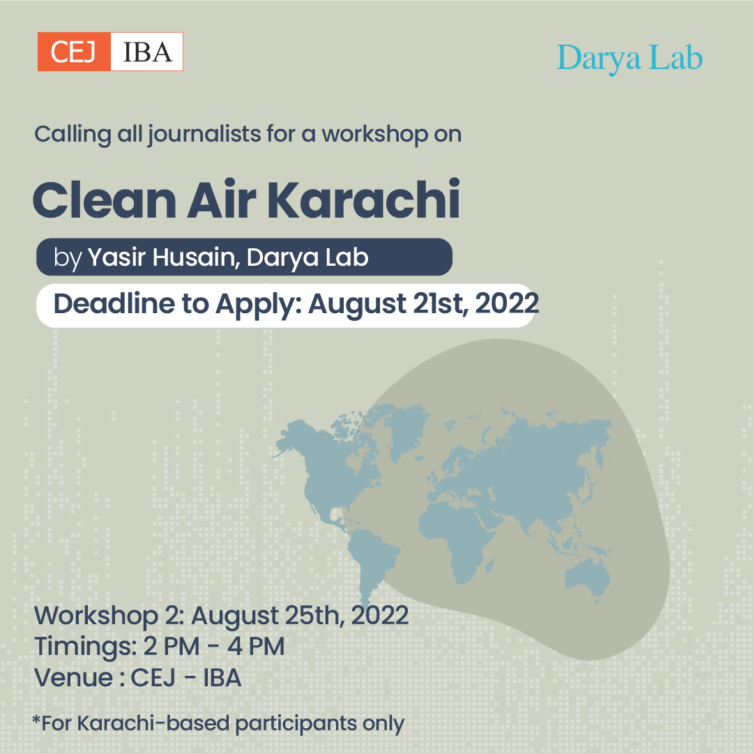 Clean Air Karachi Workshop 2