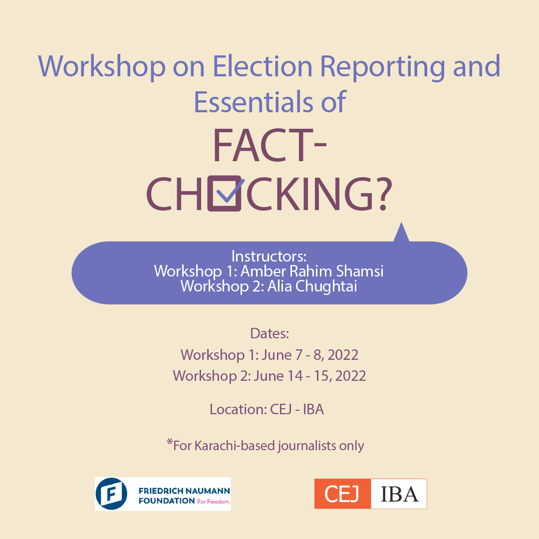 Election Reporting and Essentials of Fact Checking