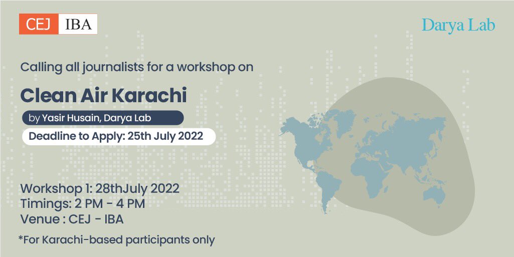 Clean Air Karachi Workshop 1 