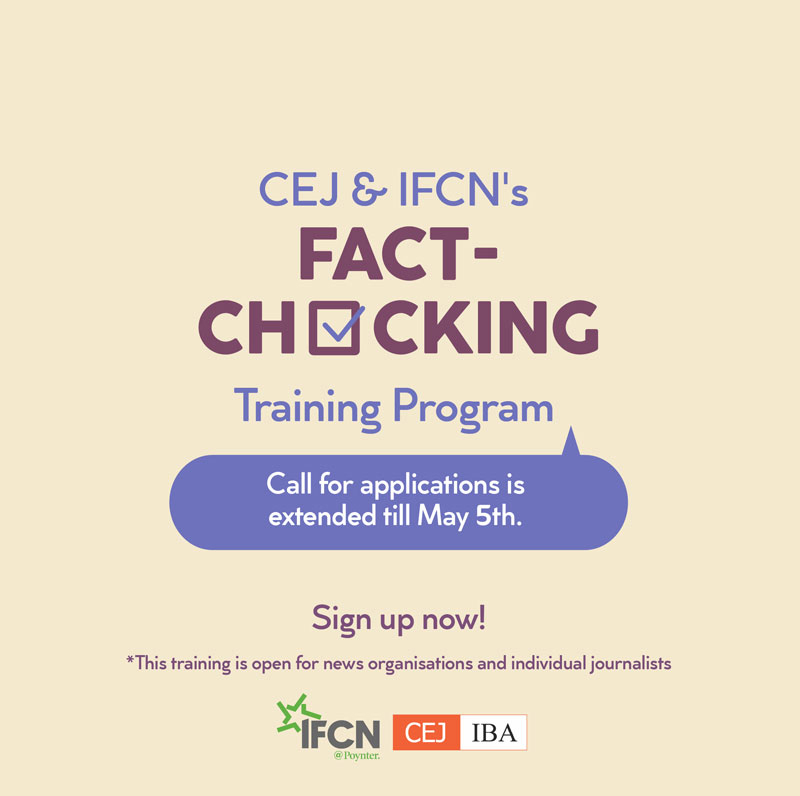 Fact-Checking Training Program with IFCN @ Poynter