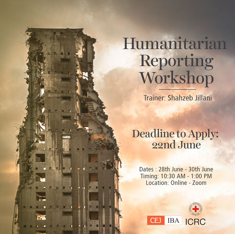 Humanitarian Reporting Workshop for Digital Media with ICRC