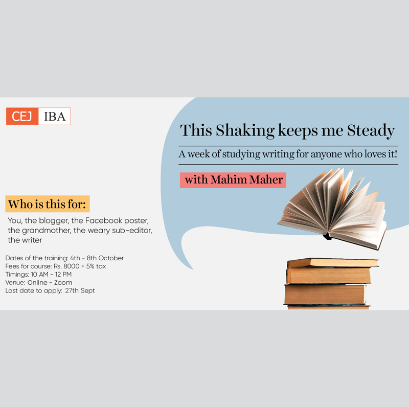 This Shaking keeps me Steady by Mahim Maher