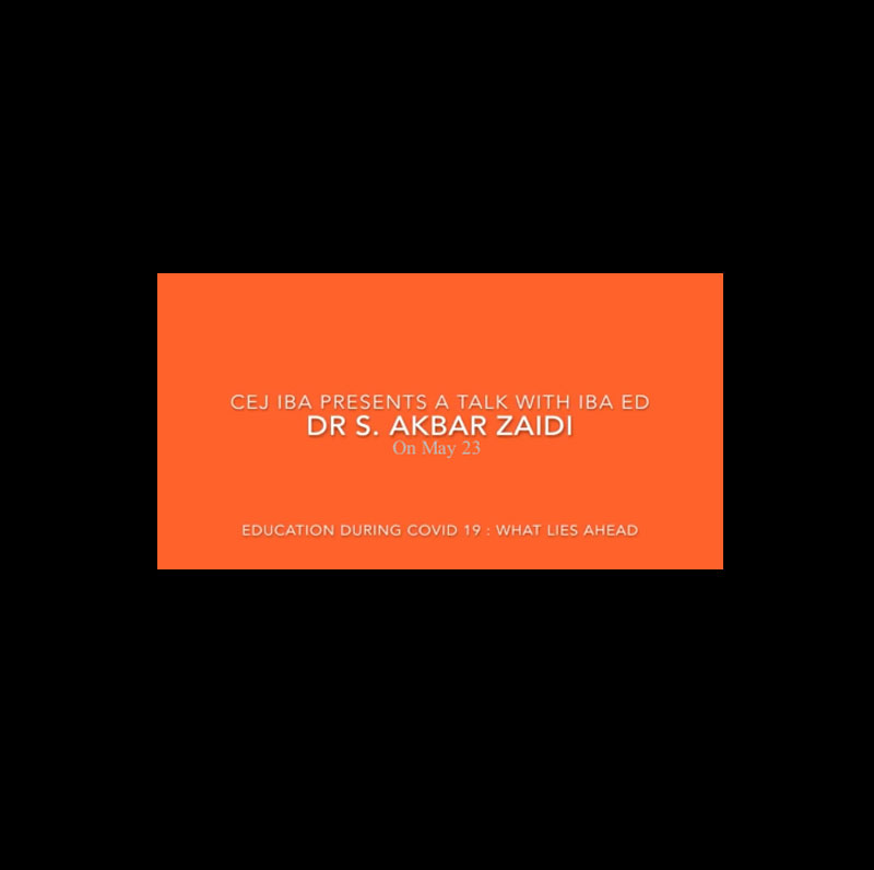 A special talk with S. Akbar Zaidi - Recorded Session