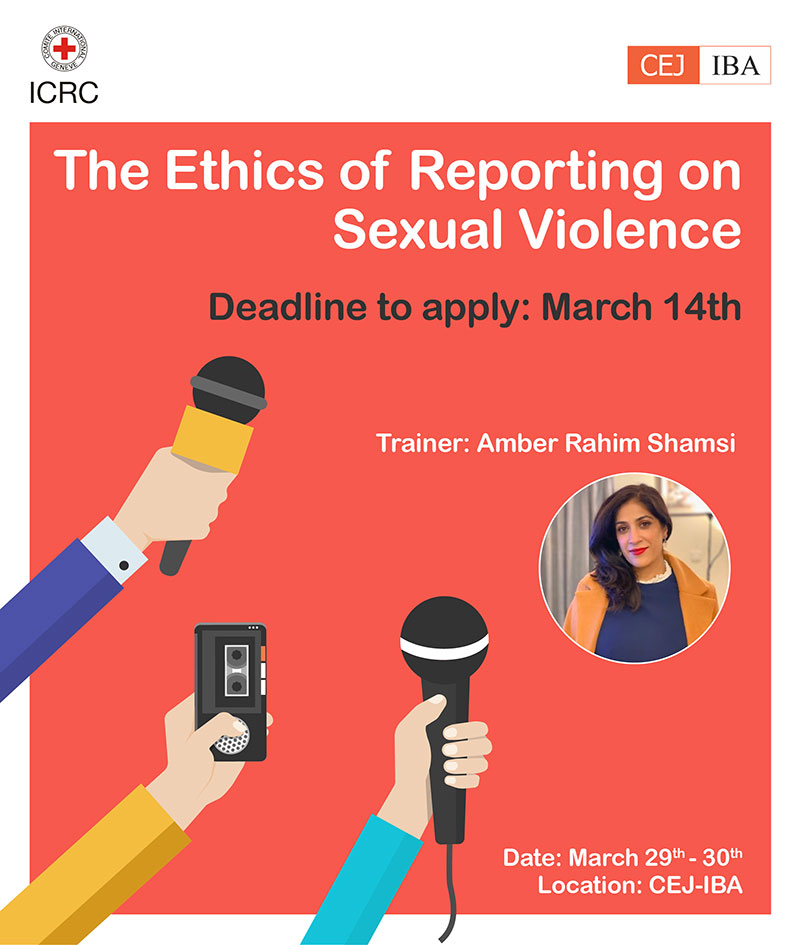 The Ethics of Reporting on Sexual Violence - March 29th