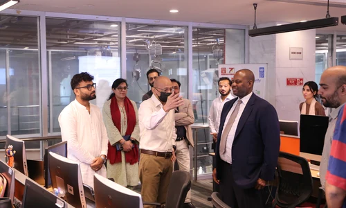 U.S. Consulate Public Affairs Officer Visits IBA-CEJ to Explore Journalism, Verification and Media Literacy Initiatives