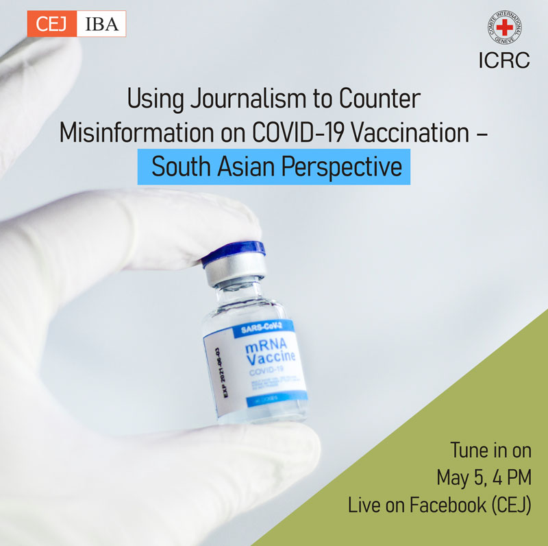 Using Journalism to Counter Misinformation on COVID-19 Vaccination - Webinar