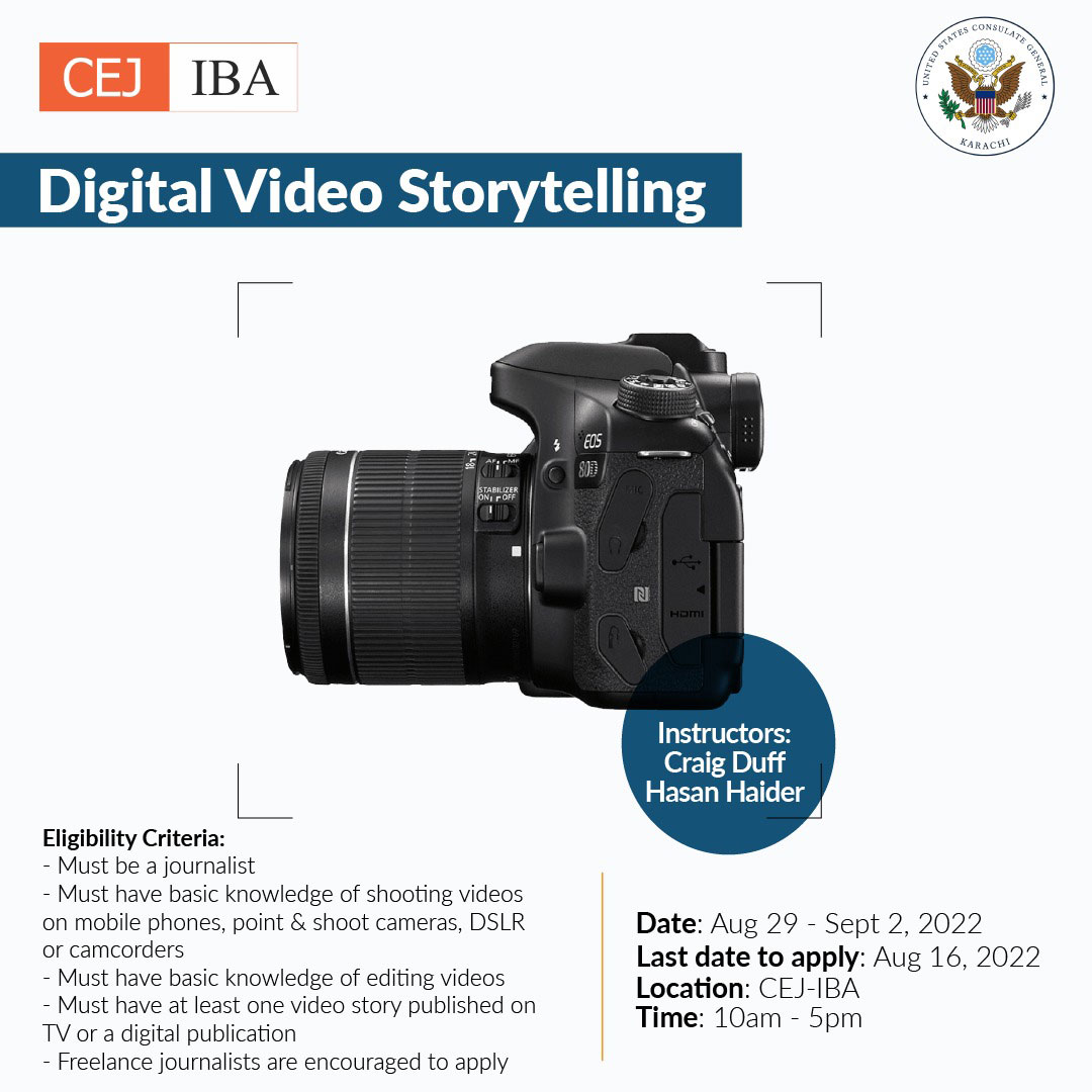 Digital Video Storytelling course 